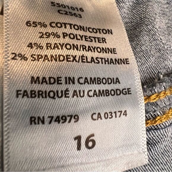 PARASUCO Denim Jeggings Size 16 - Picture 6 of 7